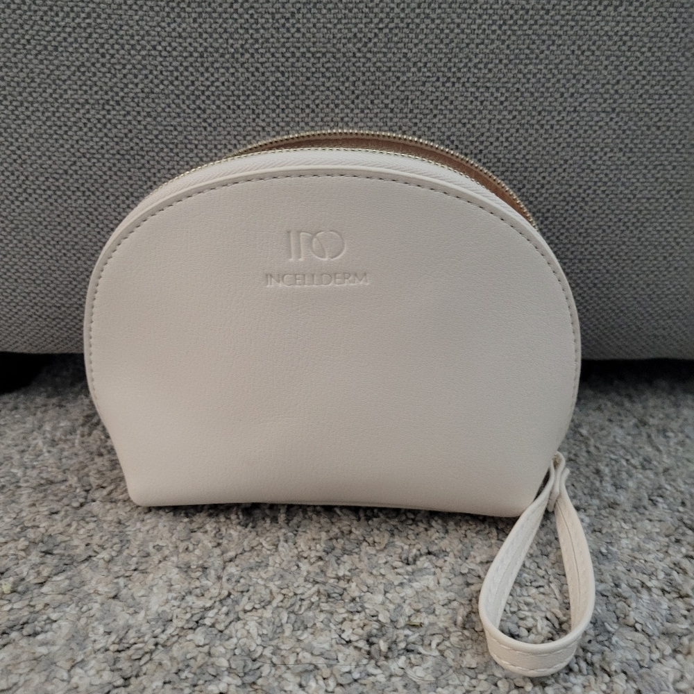 Incellderm faux leather pouch